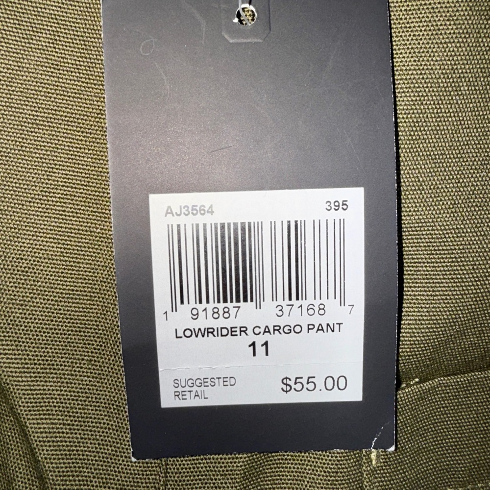 Hurley Lowrider Cargo Pants Olive Green Womens Size 11 AJ3564 Wide Leg NWT - Picture 8 of 12
